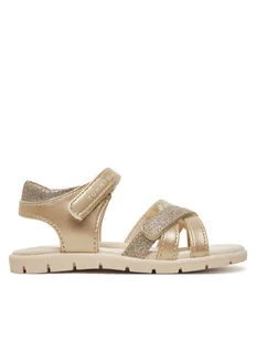 Tommy Hilfiger Sandały T1A2-33771-1381 S Złoty - Buty dla dziewczynek - miniaturka - grafika 1