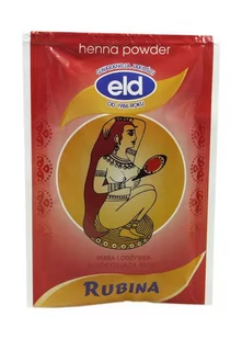 ELD (KOSMETYKA NATURALNA) Rubina proszek - farba do włosów 25g ELD 71KOSFARRU - Farby do włosów i szampony koloryzujące - miniaturka - grafika 1