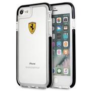 Etui i futerały do telefonów - Ferrari Etui Hard do iPhone 7 FEGLHCP7BK czarne-transparentne ORG002675 - miniaturka - grafika 1