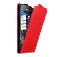 Etui i futerały do telefonów - Pokrowiec Do Blackberry Q10 w Etui CZERWONE JABŁKO  Flip Case Cover Obudowa Ochronny Cadorabo - miniaturka - grafika 1