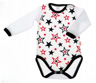 Body długi rękaw GWIAZDKI r 98 KLEKLE - Body dla niemowląt - miniaturka - grafika 1