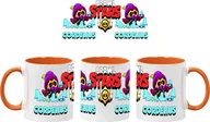 Kubki - Cordelius Kubek Ceramiczny Prezent Tasse Mug Mug Brawl Stars Battle Arena Cordelius, Pomarańczowy 330 ml - miniaturka - grafika 1