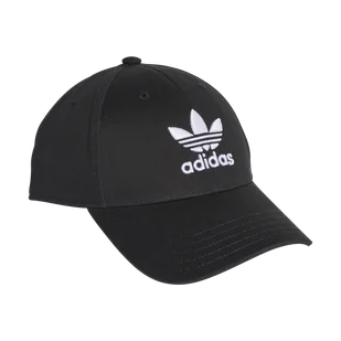 Czapka z daszkiem ADIDAS Classic Trefoil ORIGINALS bejsbolówka czarna - Czapki damskie - miniaturka - grafika 2