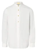 Koszule męskie - Camel Active - Męska koszula z dodatkiem lnu, biały - miniaturka - grafika 1