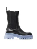 Botki damskie - Badura Sztyblety INES-02 Czarny - miniaturka - grafika 1