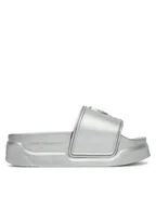 Klapki i japonki damskie - KARL LAGERFELD Klapki Kondominium KL88819 Srebrny - miniaturka - grafika 1