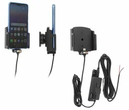 Uchwyt uniwersalny aktywny do GALAXY A50 z instalacją na stałe do smartfonów bez futerału oraz w futerale lub etui o wymiarach: 62-77 mm (szer.), 6-10 mm (grubość) - Uchwyty samochodowe do telefonów - miniaturka - grafika 1