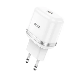 HOCO ładowarka sieciowa Typ C PD 20W Fast Charge Victorious N24 biała - Akcesoria do smartwatchy - miniaturka - grafika 1