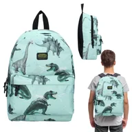 Plecaki szkolne i tornistry - Vadobag Plecak Szkolny Przedszkolny Młodzieżowy Na Wycieczki Dziecięcy Skooter Dino Explorer Dinozaury - miniaturka - grafika 1
