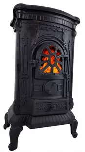 Agedin Piec żeliwny koza 9kW na drewno (kolor: czarny) 57680085 - Piece wolnostojące - miniaturka - grafika 1