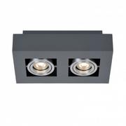 Lampy sufitowe - Italux Plafon Casemiro IT8002S2-BK/AL - miniaturka - grafika 1