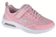 Buty dla dziewczynek - Skechers Microspec Max 302377L-LTPK dziewczęce sneakersy różowe - miniaturka - grafika 1