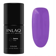 Lakiery hybrydowe - INLAQ Lakier Hybrydowy Violet Eggplant 6ml HEMA Free - miniaturka - grafika 1