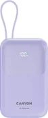 Powerbanki - Canyon OnPower 101 10000 mAh 22.5W Purple CNS-CPB101PU - miniaturka - grafika 1