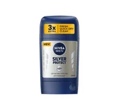 Dezodoranty i antyperspiranty męskie - Nivea MEN Antyperspirant w sztyfcie Silver Protect 50.0 ml - miniaturka - grafika 1