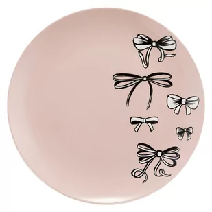 Talerz deserowy porcelanowy dla dziecka Florina Kokardki 20 cm - Talerze - miniaturka - grafika 1
