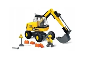 Klocki Blocki, Koparko-ładowarka, Maszyna Budowlana, 126 Elementów - Klocki Klocki Blocki, Koparko-ładowarka, Maszyna Budowlana, 126 Elementów - Klocki - miniaturka - grafika 1