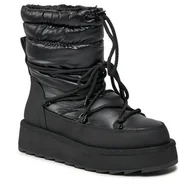 Śniegowce damskie - B1A1* ŚNIEGOWCE DAMSKIE CZARNE OCIEPLANE TAMARIS 36 - miniaturka - grafika 1