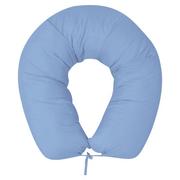 Poszewki na poduszki - vidaXL Poszewka na poduszkę ciążową w kształcie V, 40x170cm, niebieska - miniaturka - grafika 1