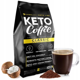 KETO KAWA z MCT Dieta Ketogeniczna produkty - Zdrowa żywność - miniaturka - grafika 1