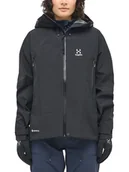 Kurtki i kamizelki sportowe damskie - Haglöfs Kurtka funkcyjna "ROC Flash GTX" w kolorze czarnym - miniaturka - grafika 1