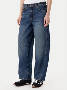 Guess Jeans Jeansy W5BA2X D5M4E Granatowy Regular Fit - Spodnie damskie - miniaturka - grafika 1