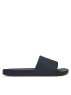 Klapki i japonki męskie - Calvin Klein Klapki Pool Slide W/ Ck Square HM0HM01754 Granatowy - miniaturka - grafika 1