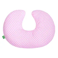 Poduszki do karmienia - Lulando Poduszka do karmienia rogal, Karo róż - miniaturka - grafika 1