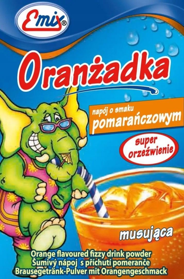 Emix Oranżada o smaku pomarańczowym 16 g