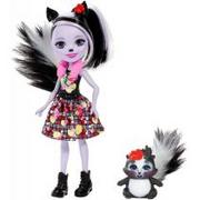 Lalki dla dziewczynek - Mattel Enchantimals Lalka i Zwierzątko Sage Skunk i Skunks Koncert Rockowy FRH41 - miniaturka - grafika 1