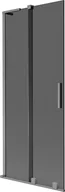 Parawany nawannowe - Mexen Velar L parawan nawannowy 2-skrzydłowy rozsuwany 80 x 150 cm, grafit, gun metal - 896-080-003-41-95 - miniaturka - grafika 1
