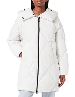 Kurtki damskie - Geox Kurtka damska W Hoara, Cloud White, 46 - grafika 1