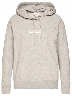 LEE ESSENTIAL HOODIE DAMSKA BLUZA Z KAPTUREM LOGO GREY MELE L53WTXMP 112112587 - Lee - Bluzy damskie - miniaturka - grafika 1