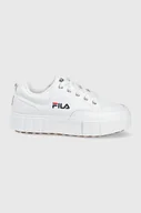 Sneakersy damskie - Fila sneakersy Sandblast kolor biały - miniaturka - grafika 1