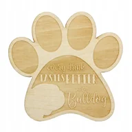 Kubki - Buldog 4 podkładki pod kubek z grawerem - miniaturka - grafika 1