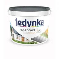 Farby zewnętrzne - Jedynka Farba Fasadowa Biały 9 l - miniaturka - grafika 1