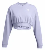 Bluzy damskie - Bluza damska UNDER ARMOUR Rival Terry Oversized Crop Crew - miniaturka - grafika 1