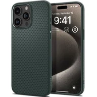 Etui i futerały do telefonów - Spigen Liquid Air do iPhone 15 Pro Max abyss green - miniaturka - grafika 1