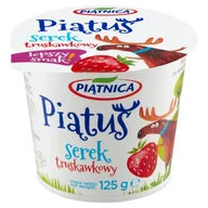 Kefiry, jogurty, maślanki - Piątnica Jogurt Piątuś typu greckiego truskawkowy - miniaturka - grafika 1
