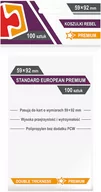 Akcesoria do gier planszowych - Rebel Koszulki Standard European Premium 59x92 (100szt) (232244) - miniaturka - grafika 1