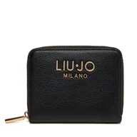 Portfele - Duży Portfel Damski Liu Jo Ecs M Zip Around AF5156 E0058 Czarny - miniaturka - grafika 1