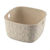 Pudła i pojemniki do przechowywania - Koszyk CURVER Softex XS STR-00570 Kremowy - miniaturka - grafika 1