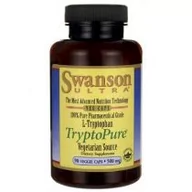 Suplementy naturalne - SWANSON AjiPure TryptoPure L-Tryptofan 500mg - (90 kap) - miniaturka - grafika 1