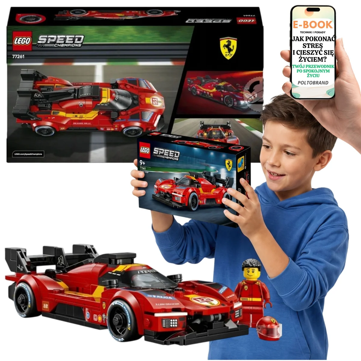 LEGO Speed Champions Ferrari 499P 77261 329 Elementów