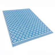 Dywany zewnętrzne - Beliani Dywan zewnętrzny 160 x 230 cm niebieski THANE - miniaturka - grafika 1