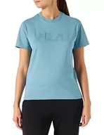 Koszulki i topy damskie - FILA Brou Tee T-shirt damski, niebieski (Adriatic Blue), XL - miniaturka - grafika 1