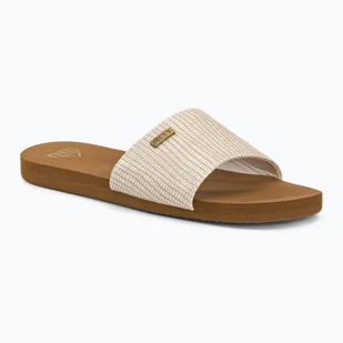 Klapki damskie REEF Bliss Nights Slide white/tan - Klapki i japonki damskie - miniaturka - grafika 1