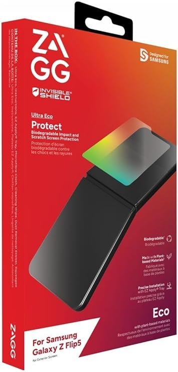 InvisibleShield Ultra Eco Samsung Z Flip5 (zewnętrzny) ekran INTL folia ohronna