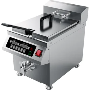 Frytownica indukcyjna, 1-komorowa, V 8 l, P 3.5 kW STALGAST 746781 - Frytownice gastronomiczne - miniaturka - grafika 1