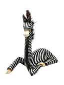 Figurki dekoracyjne - Drewniana Zebra z Indonezji – Ręcznie Rzeźbiona Figurka Dekoracyjna Naturalna Ozdoba Wnętrz Prezent 50cm - miniaturka - grafika 1